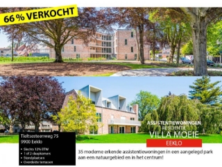 Villa Moeie - Moderne assistentiewoningen in aangelegd park!